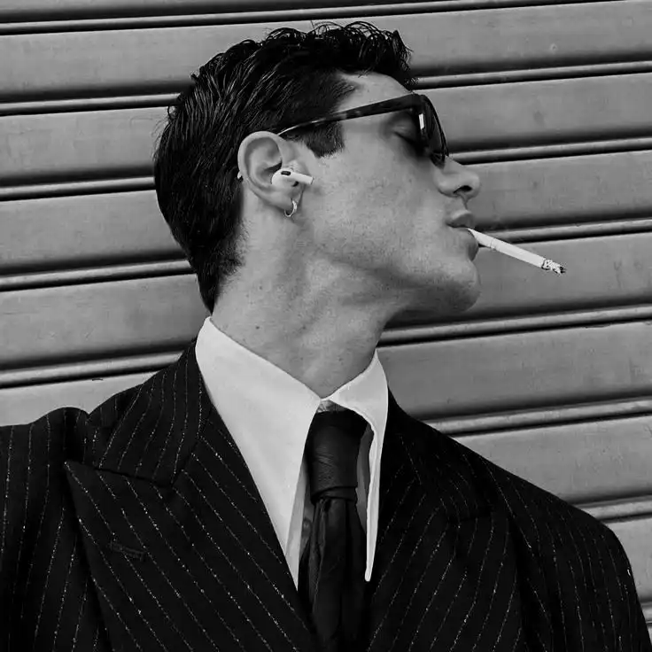 sad boy smoking profile pic